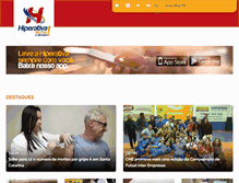 Tablet Screenshot of hiperativafm.com.br